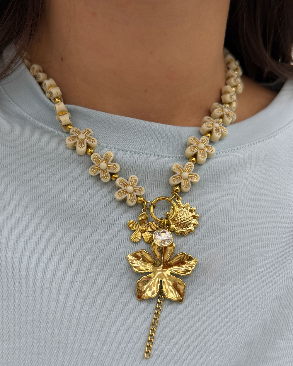 Collana Hawaii Beige