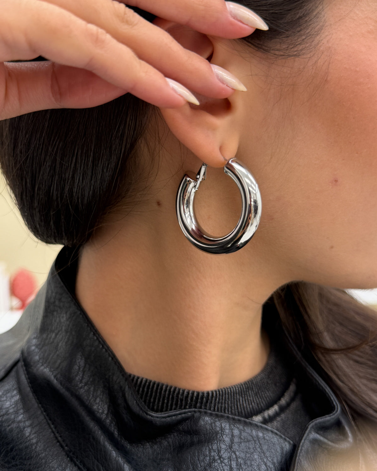 Orecchini Middle Ring Argento
