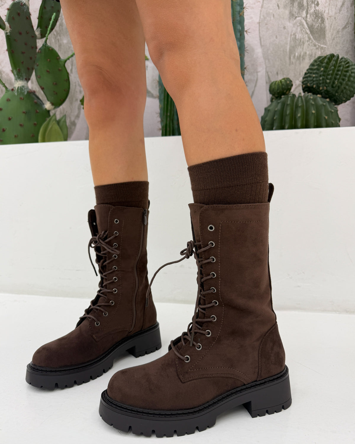 Anfibio Zip Camoscio Marrone