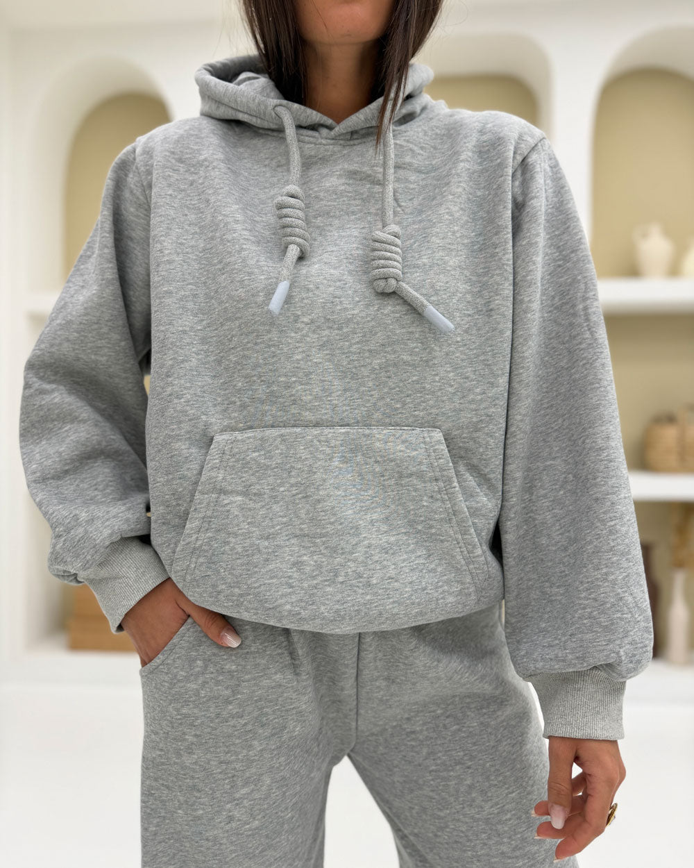 Felpa Laccio 3812-2 Grigio Chiaro