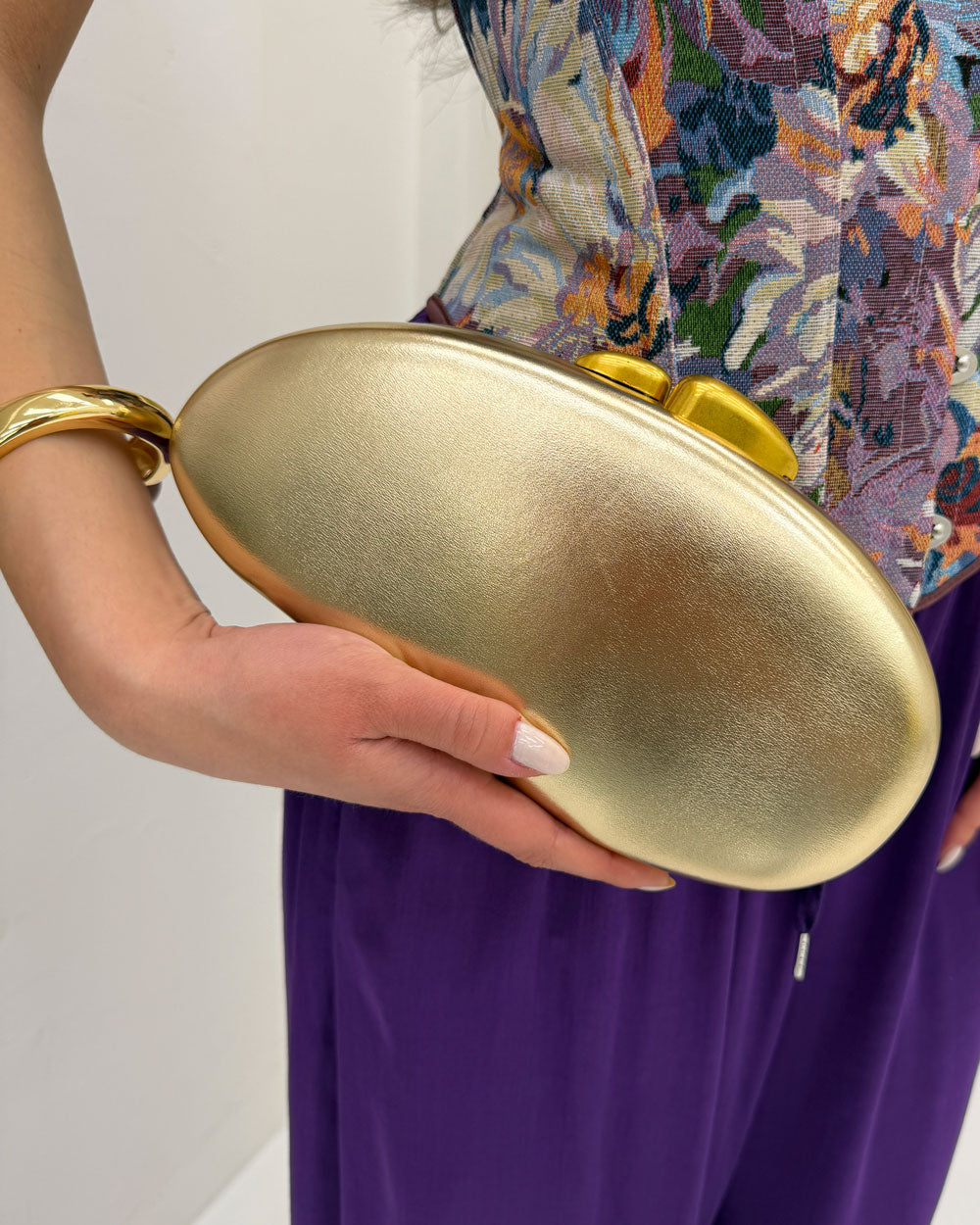 Pochette Oval Oro
