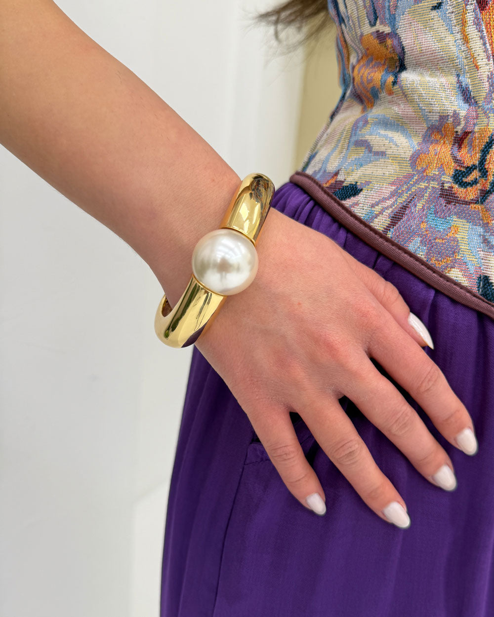Bracciale Gold perla