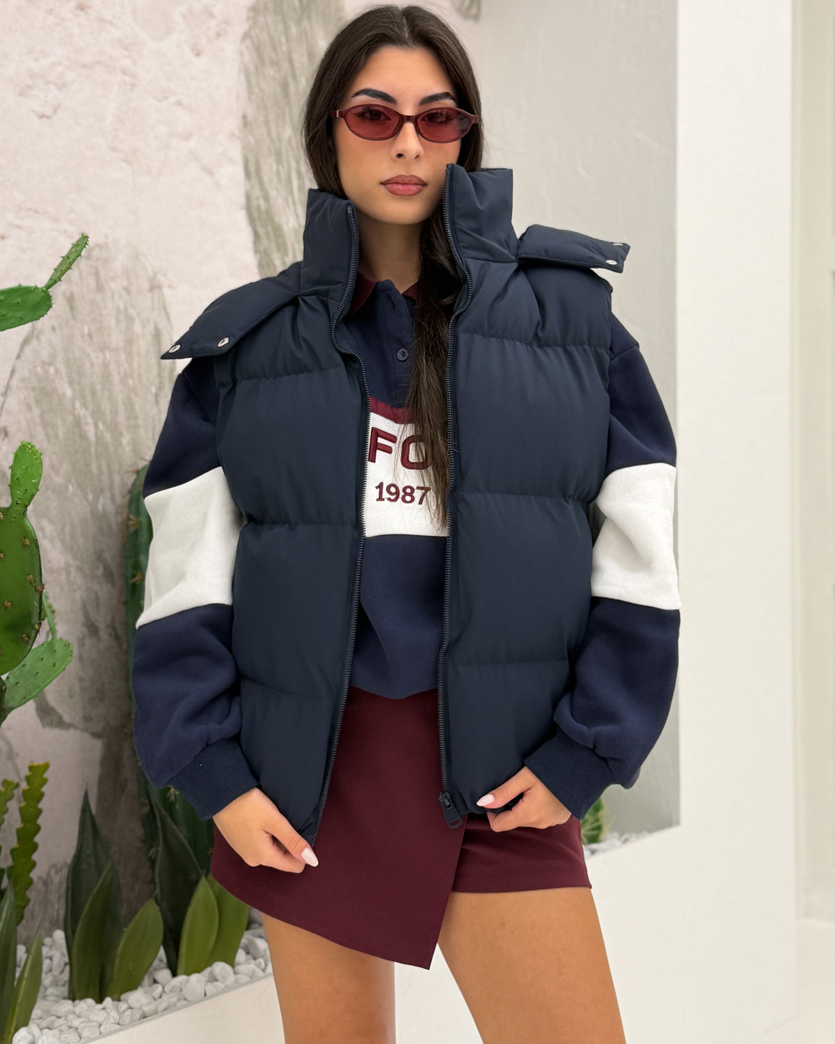 Gilet Imbottito Blu