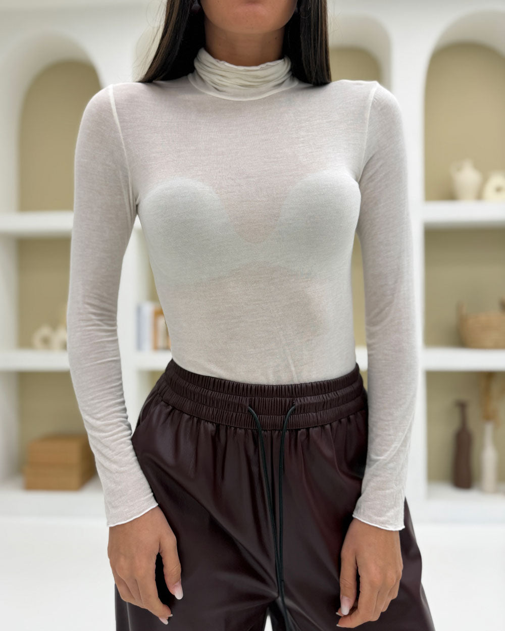 Lupetto liscio Panna