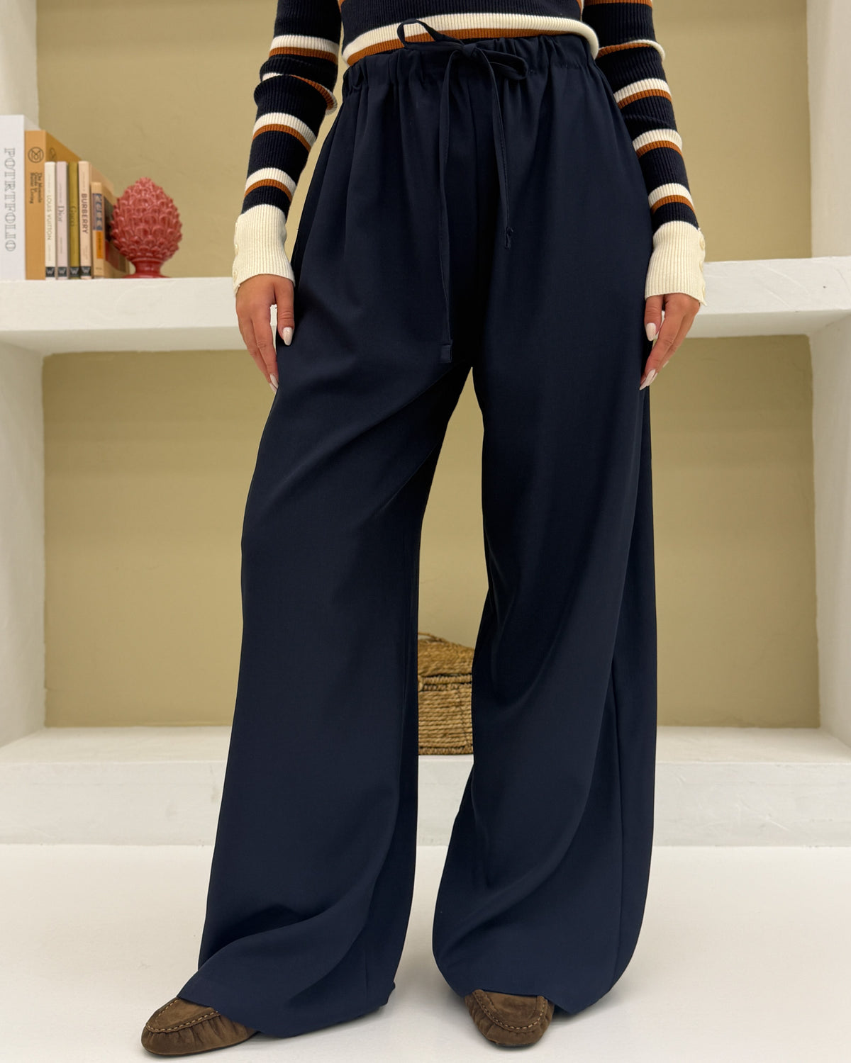 Pantalone coulisse Armony Blu