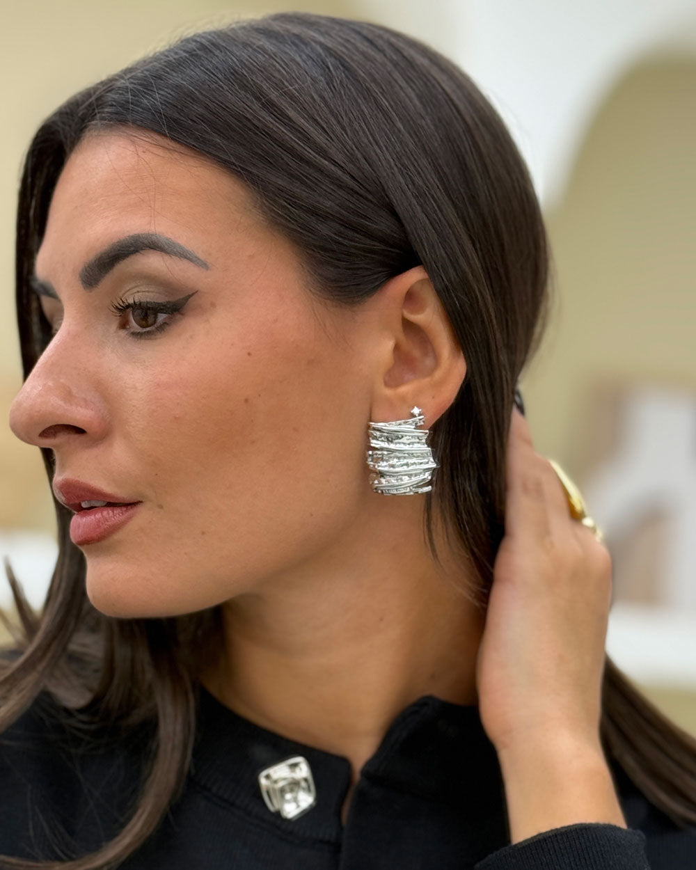 Orecchini India Argento