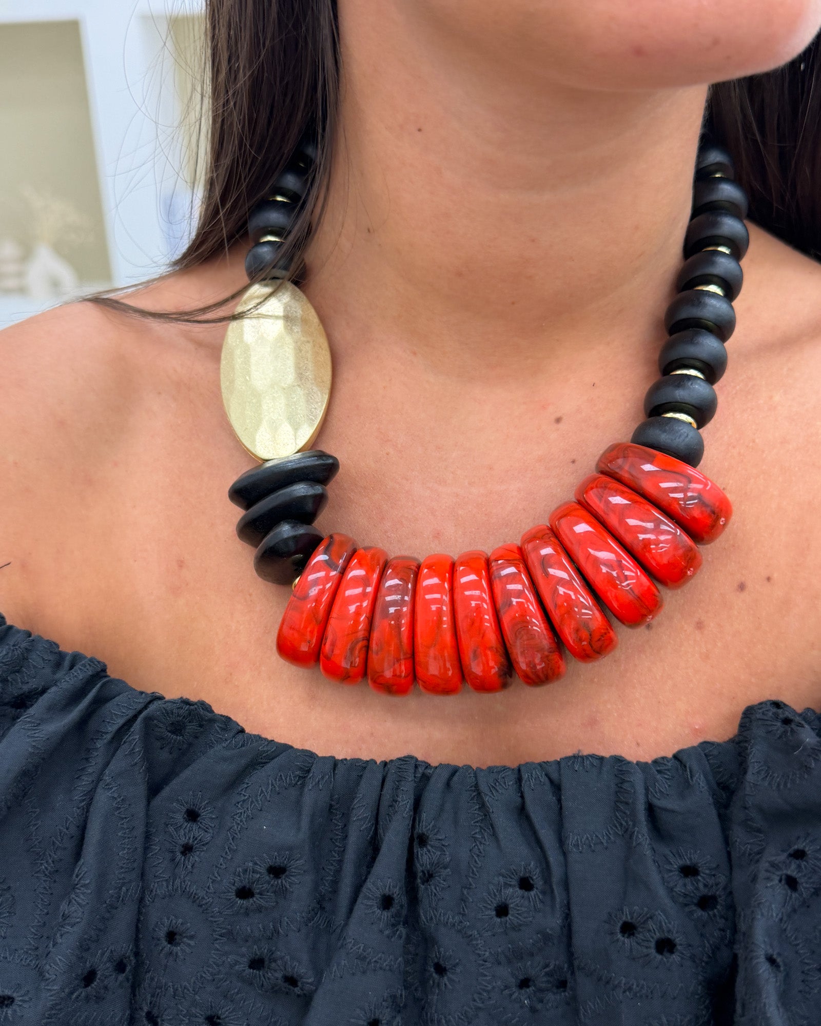 Collana pachà Rossa