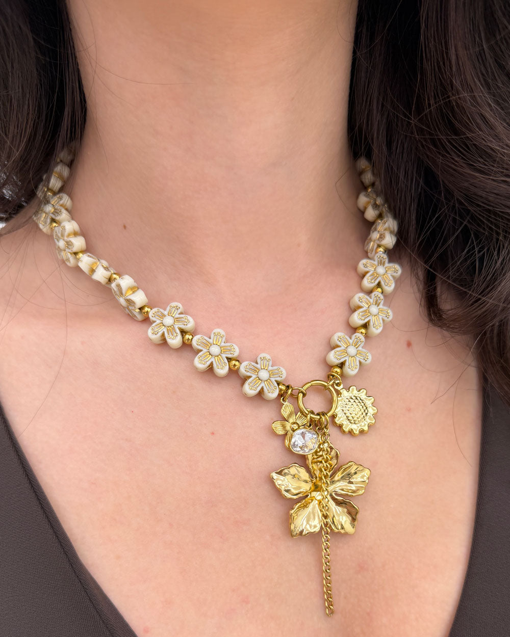 Collana Hawaii Beige