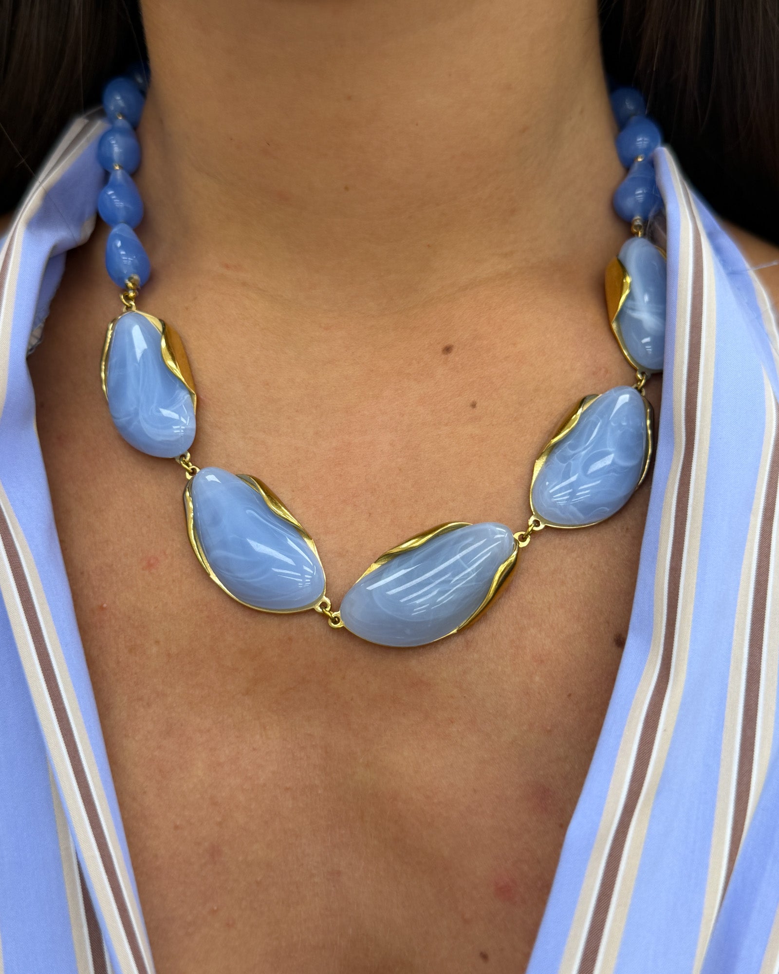 Collana Clara Celeste