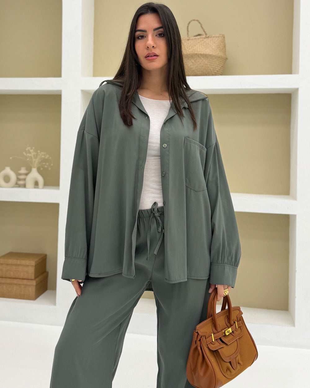 Borsa birkin Cargo Camel