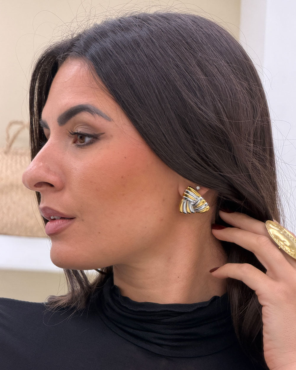 Orecchini Triade Bicolor