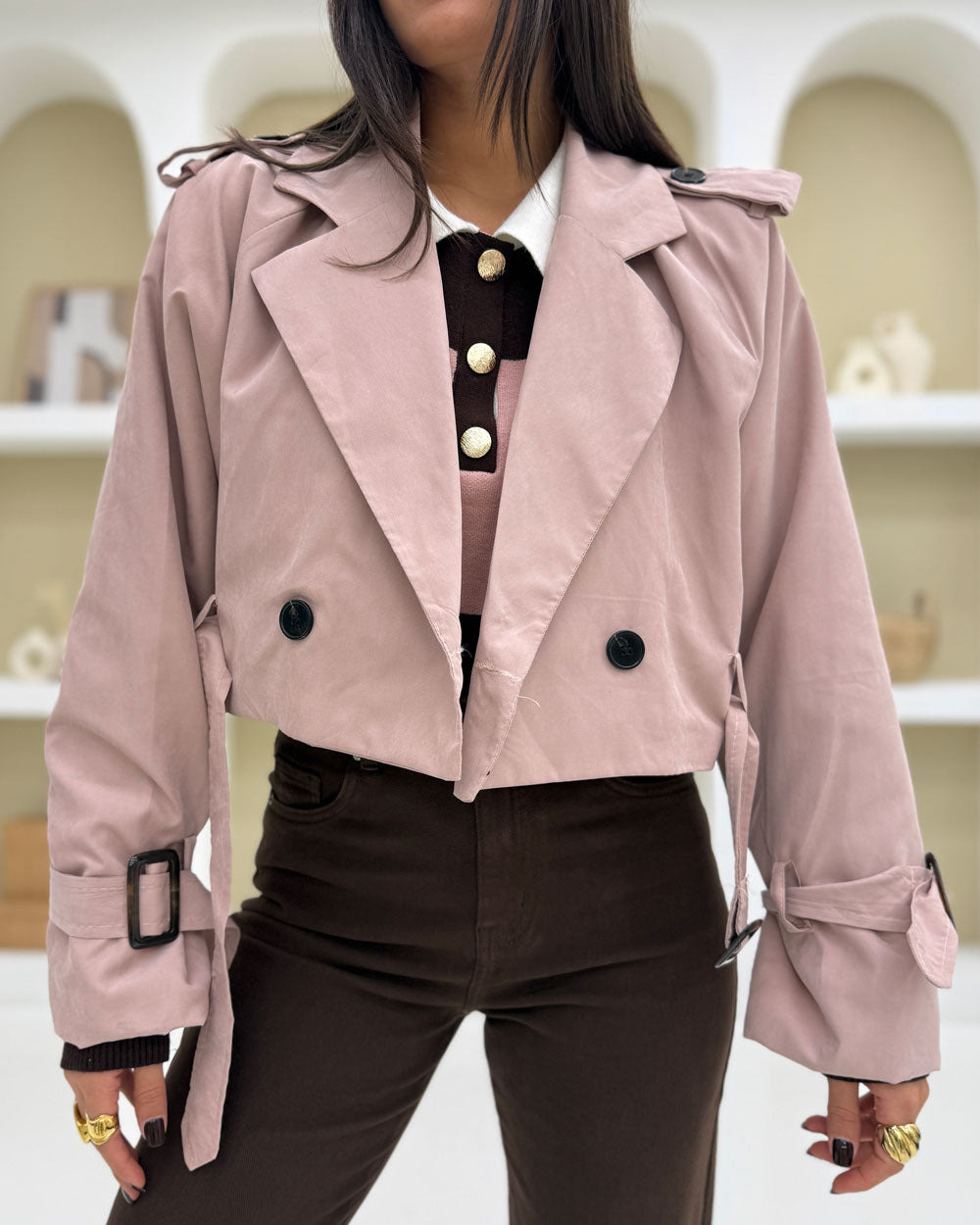 Trench Melody Rosa