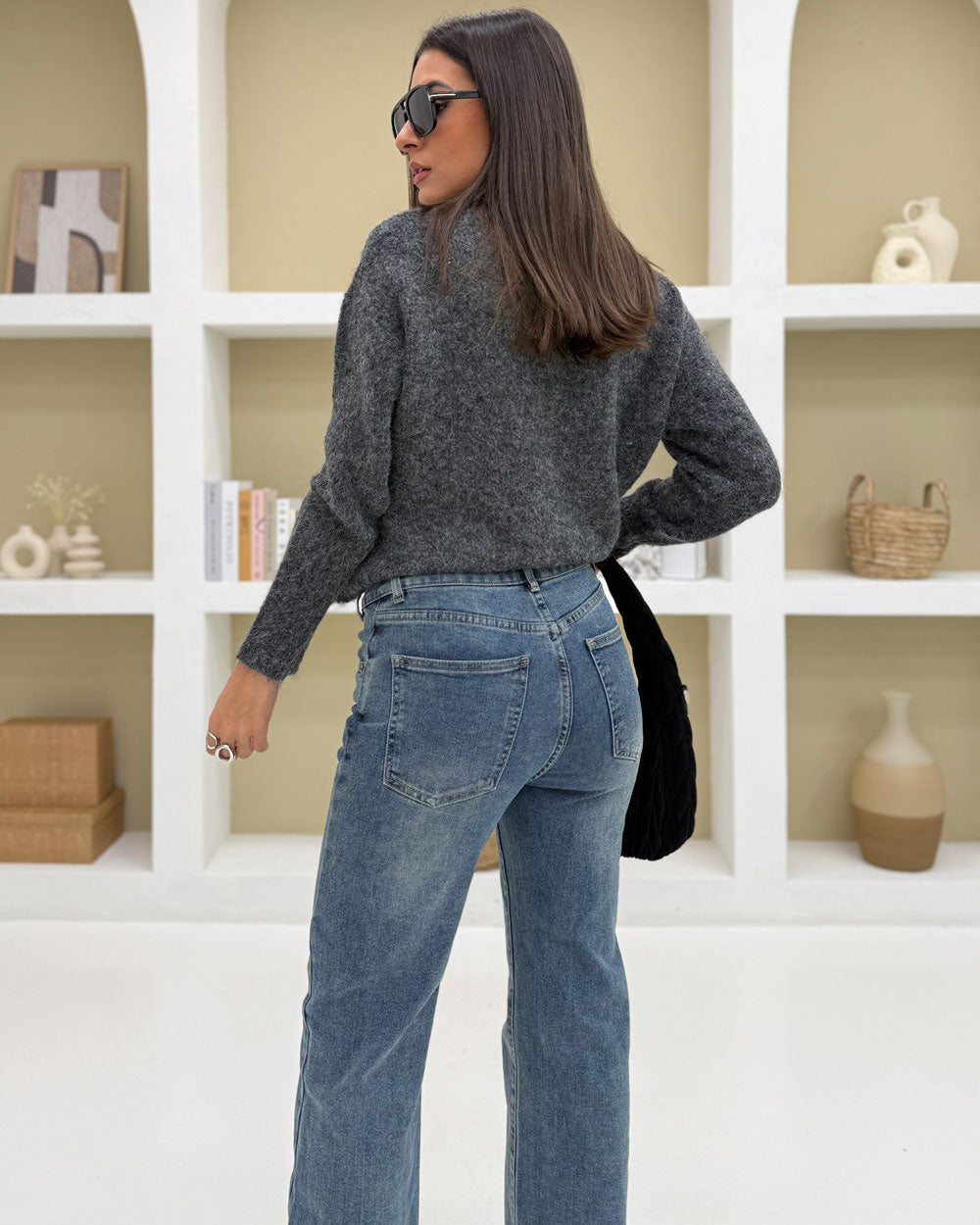 Pull over Kira Grigio Scuro