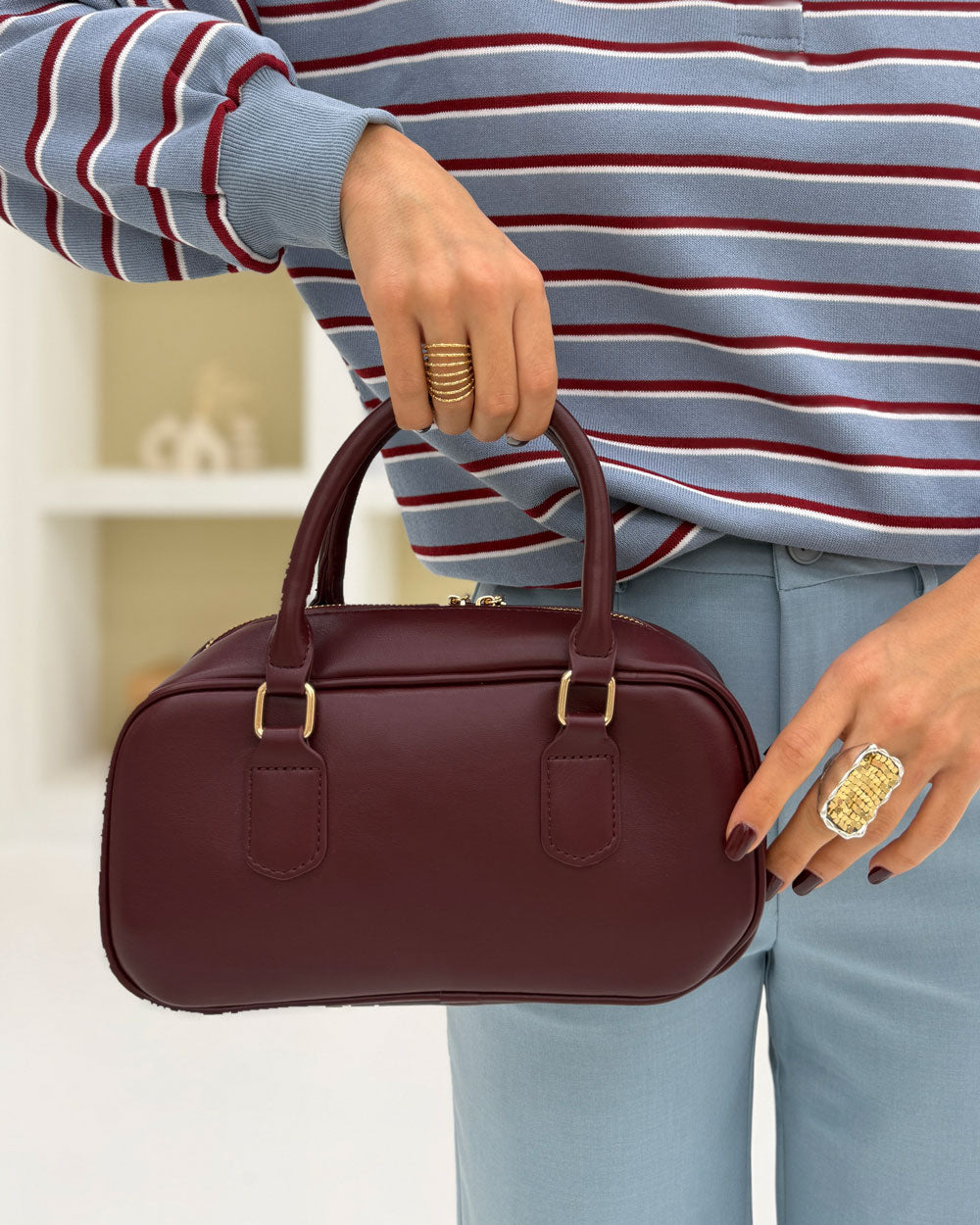 Borsa Alice Bordeaux