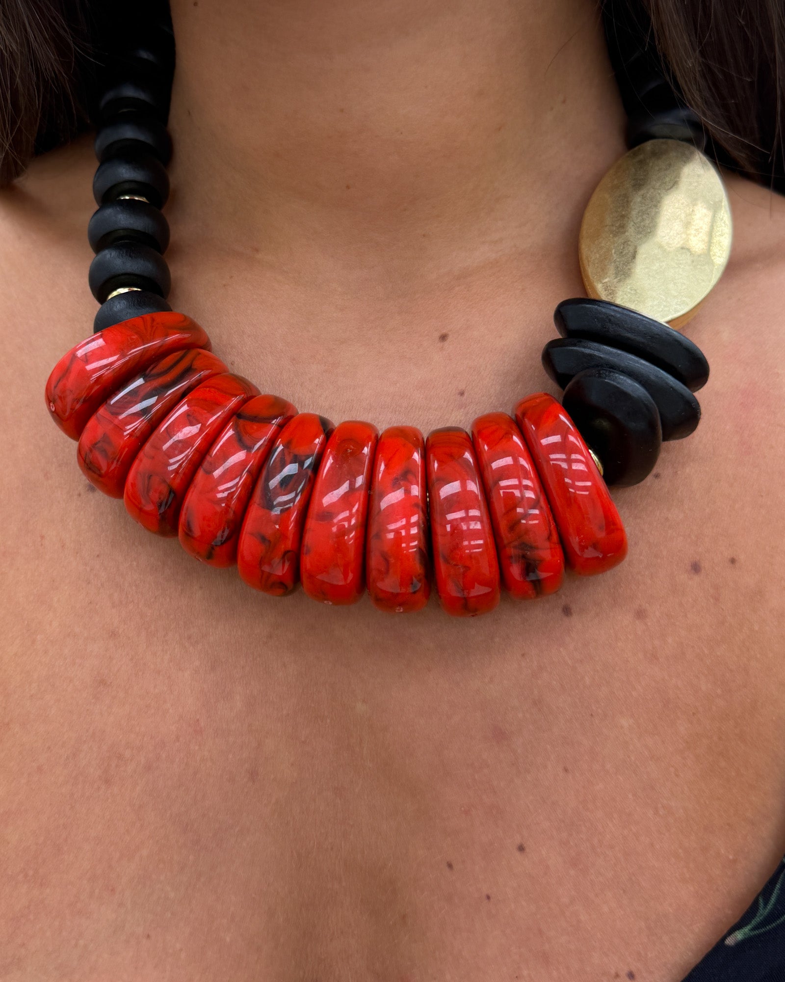 Collana pachà Rossa