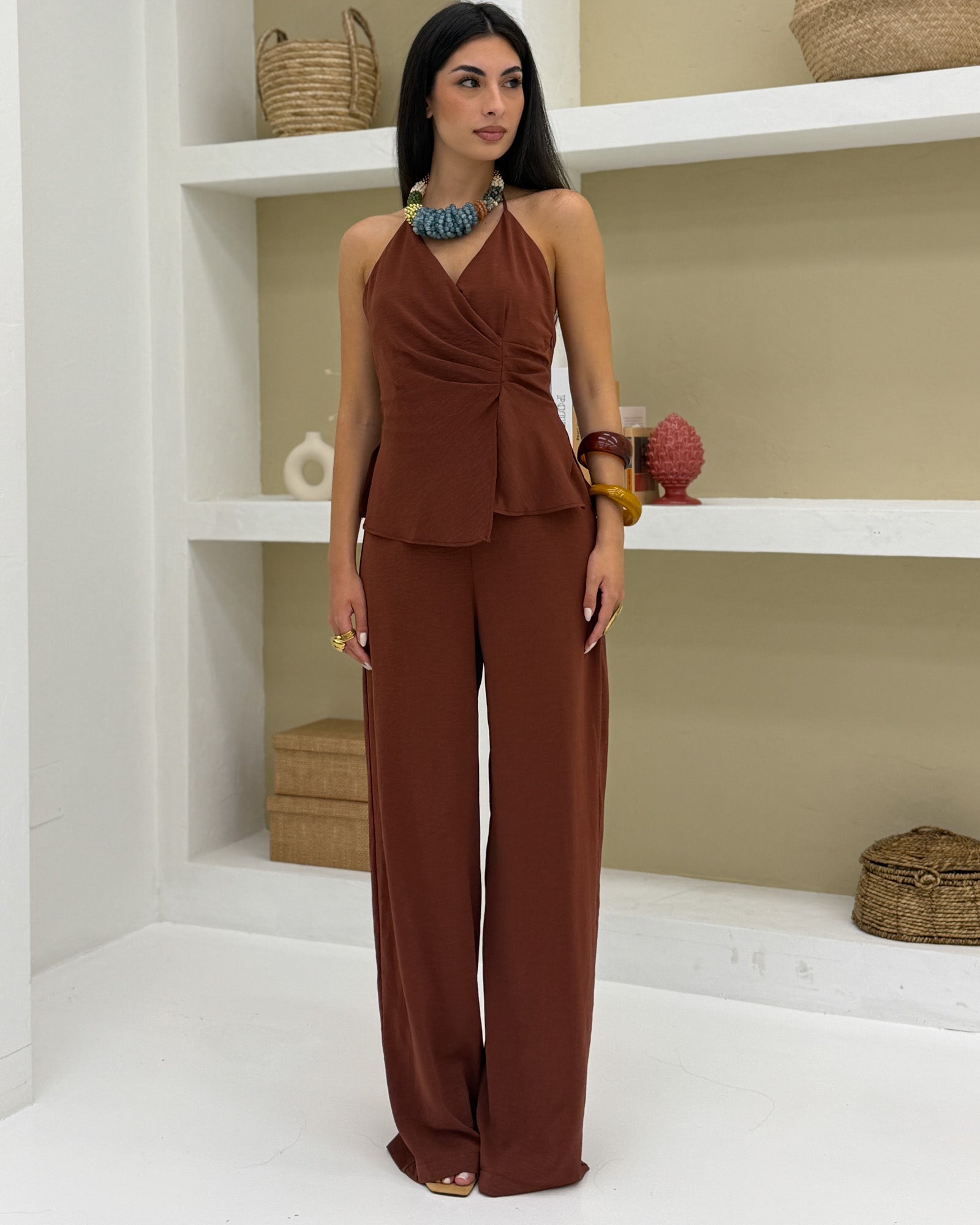 Jumpsuit Meddy Ruggine