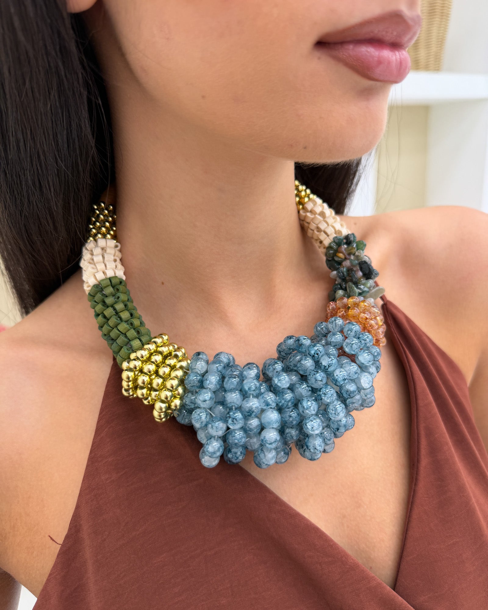 Collana mix coralli Multicolor