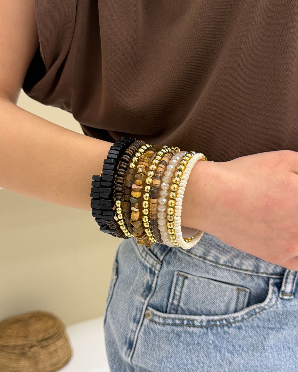 Bracciale Etnico Marrone