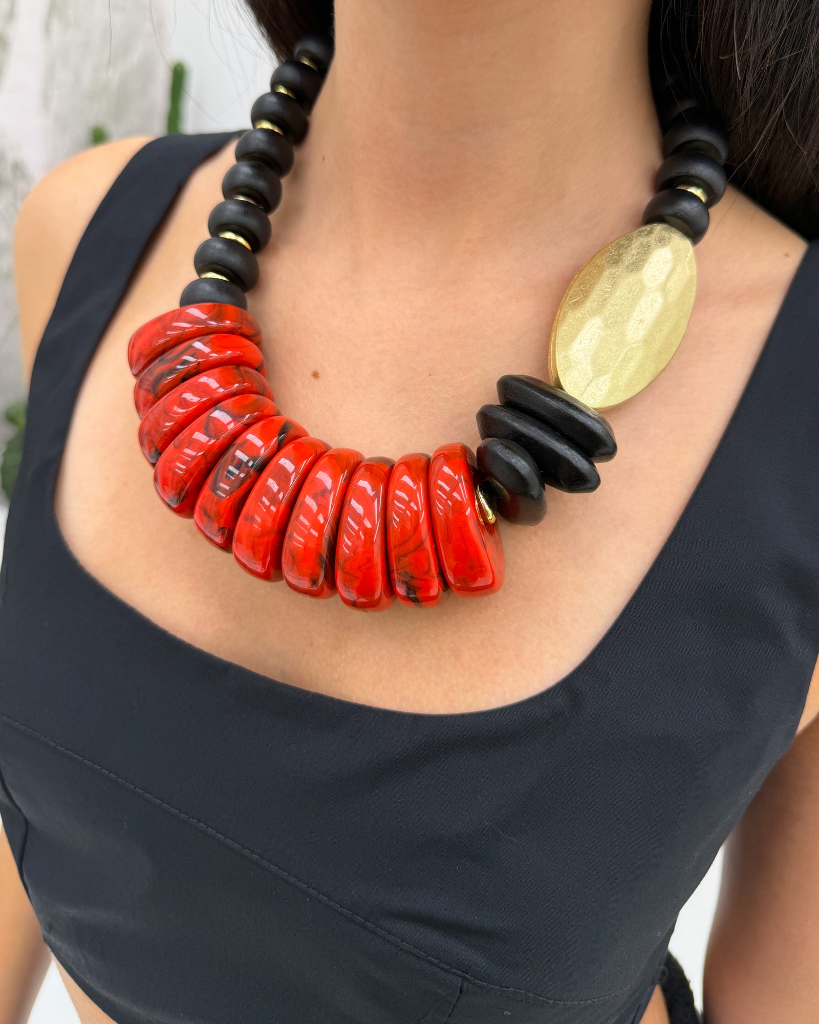 Collana pachà Rossa